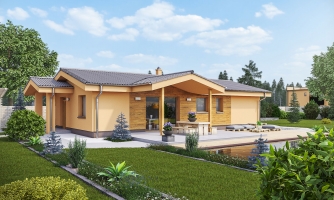 Projet de maison pour terrain étroit.